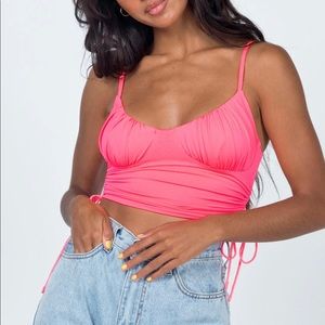 NWT PRINCESSPOLLY NOBU TOP PINK US 0